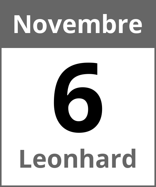 Fete Leonhard Novembre 6.11.