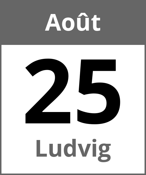 Fete Ludvig Août 25.8.