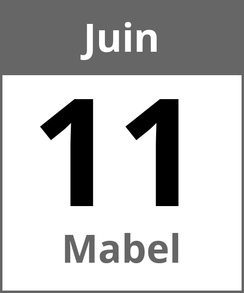 Fete Mabel Juin 11.6.