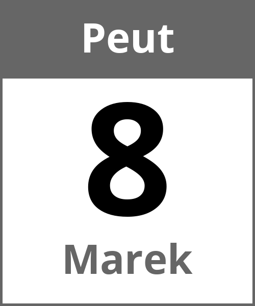 Fete Marek Peut 8.5.