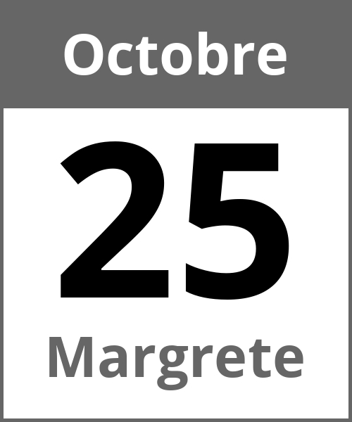 Fete Margrete Octobre 25.10.