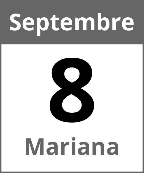 Fete Mariana Septembre 8.9.