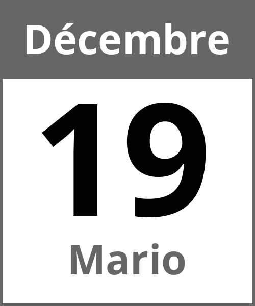 Fete Mario Décembre 19.12.