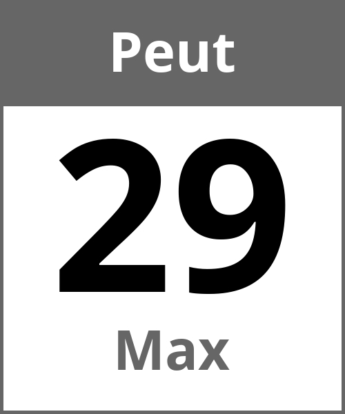 Fete Max Peut 29.5.