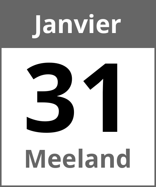 Fete Meeland Janvier 31.1.