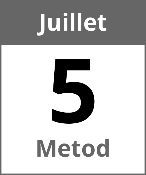 Fete Metod Juillet 5.7.