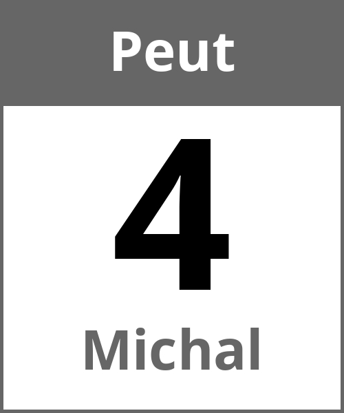 Fete Michal Peut 4.5.