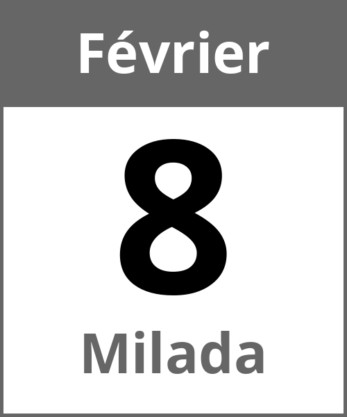 Fete Milada Février 8.2.