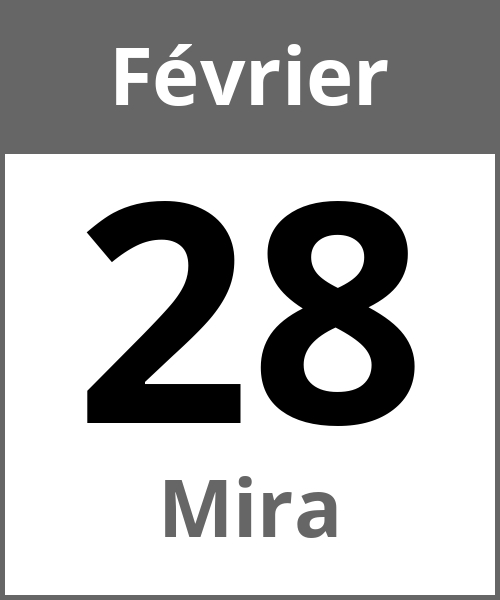 Fete Mira Février 28.2.