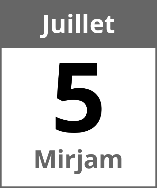 Fete Mirjam Juillet 5.7.