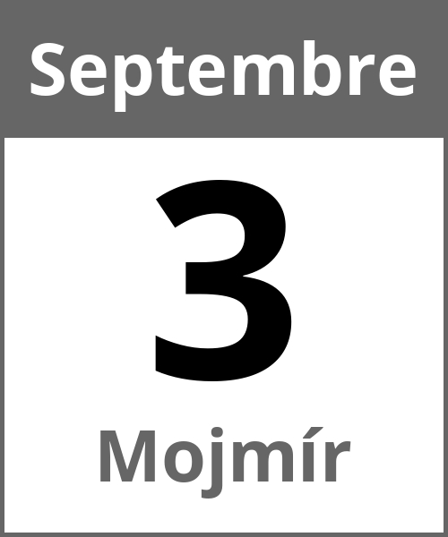 Fete Mojmír Septembre 3.9.