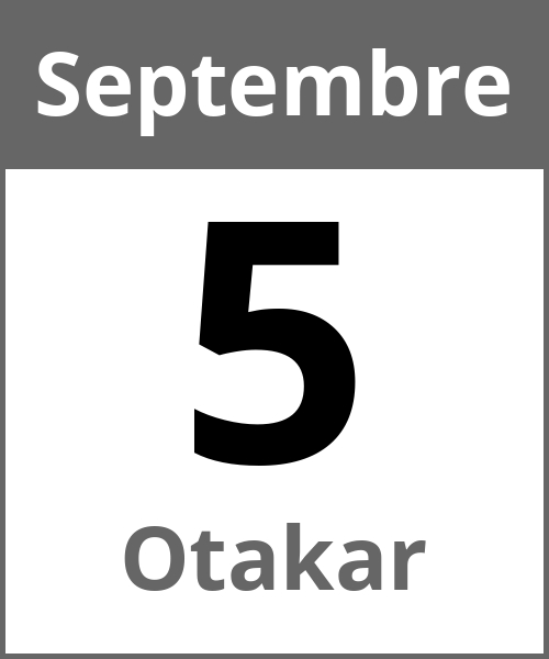 Fete Otakar Septembre 5.9.