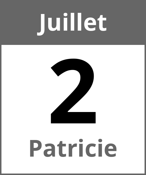 Fete Patricie Juillet 2.7.