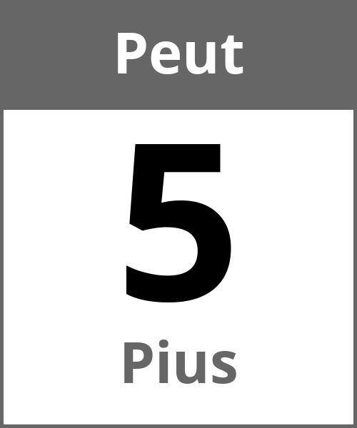 Fete Pius Peut 5.5.