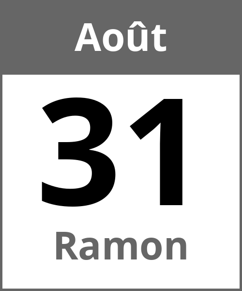 Fete Ramon Août 31.8.