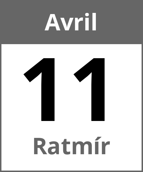 Fete Ratmír Avril 11.4.