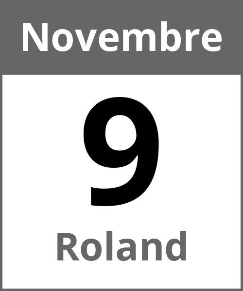 Fete Roland Novembre 9.11.