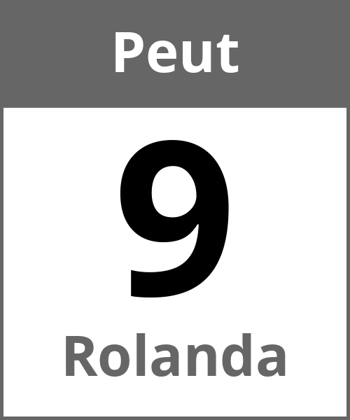 Fete Rolanda Peut 9.5.