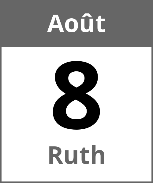 Fete Ruth Août 8.8.