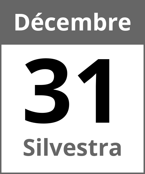 Fete Silvestra Décembre 31.12.