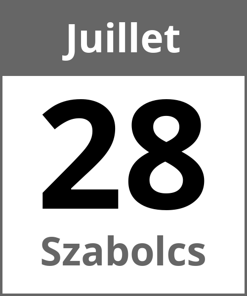 Fete Szabolcs Juillet 28.7.