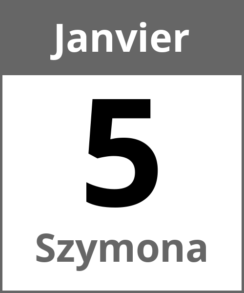 Fete Szymona Janvier 5.1.