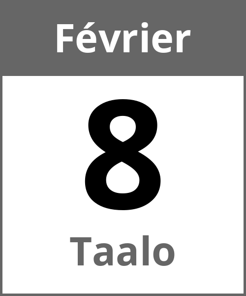 Fete Taalo Février 8.2.