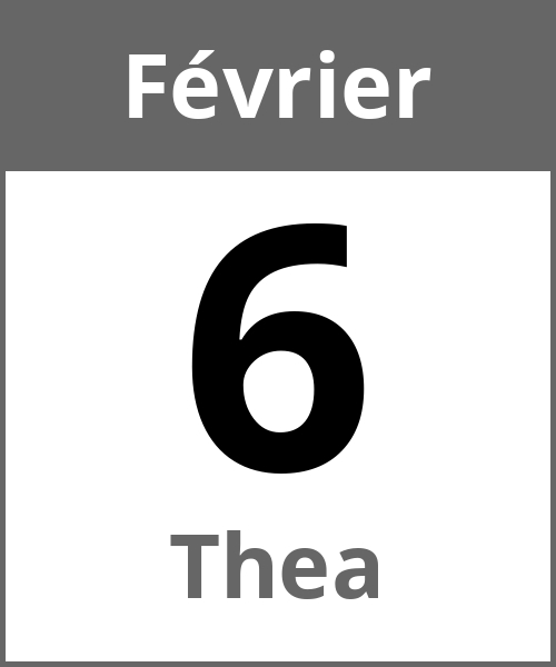 Fete Thea Février 6.2.