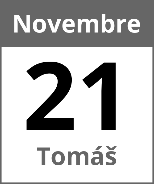 Fete Tomáš Novembre 21.11.