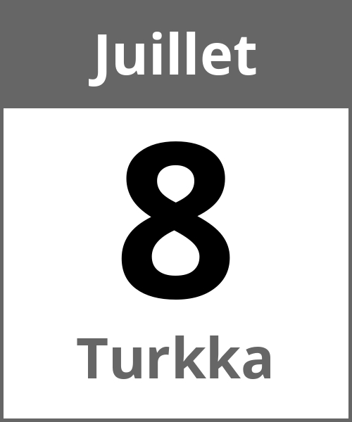 Fete Turkka Juillet 8.7.