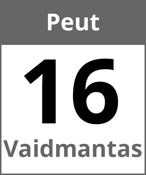 Fete Vaidmantas Peut 16.5.