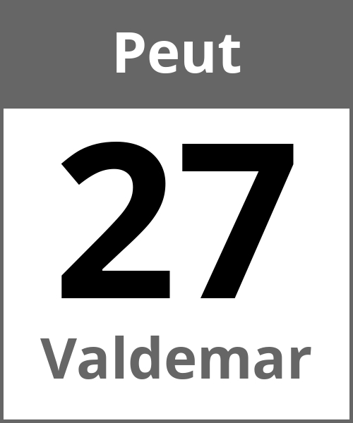 Fete Valdemar Peut 27.5.