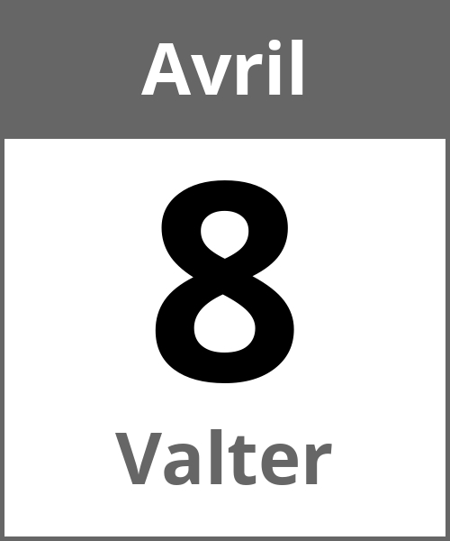 Fete Valter Avril 8.4.