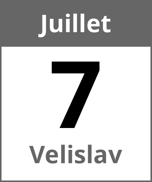 Fete Velislav Juillet 7.7.