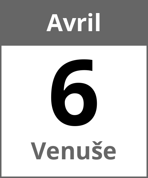 Fete Venuše Avril 6.4.