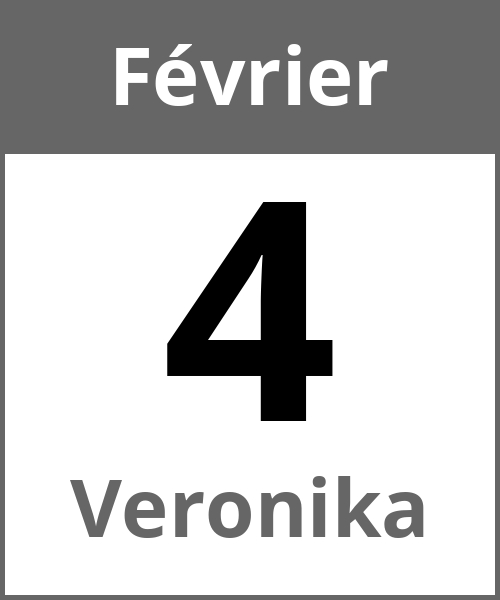 Fete Veronika Février 4.2.