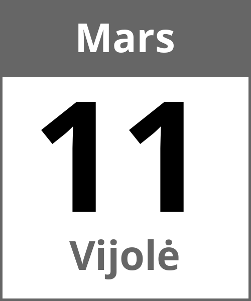 Fete Vijolė Mars 11.3.