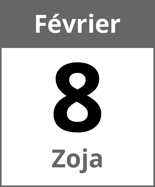 Fete Zoja Février 8.2.