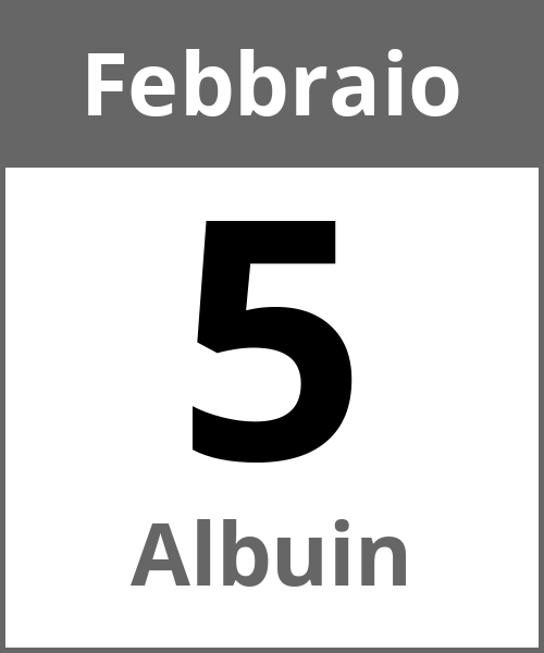 Festa Albuin Febbraio 5.2.