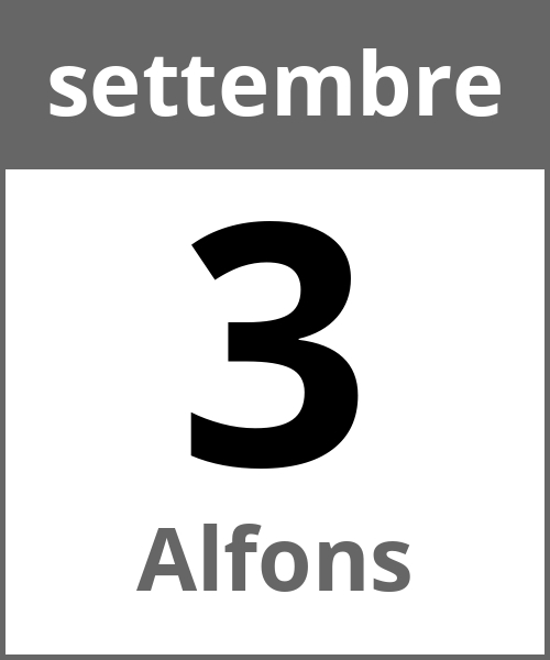 Festa Alfons settembre 3.9.