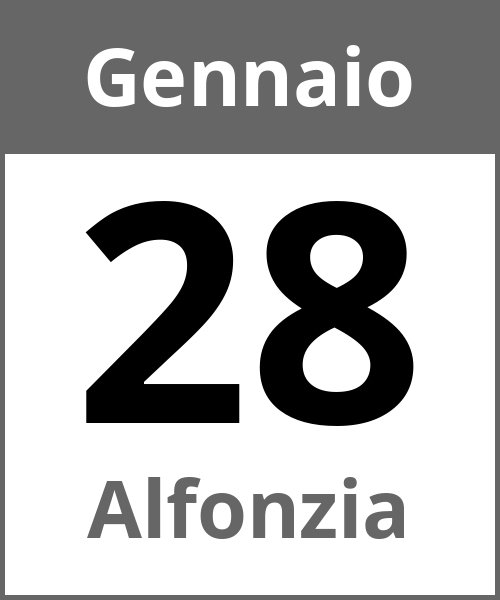 Festa Alfonzia Gennaio 28.1.