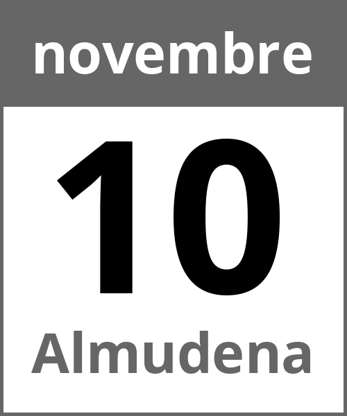 Festa Almudena novembre 10.11.