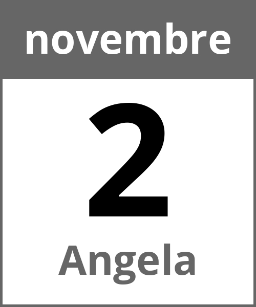 Festa Angela novembre 2.11.