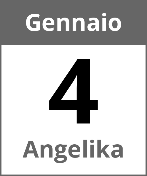 Festa Angelika Gennaio 4.1.