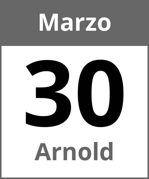 Festa Arnold Marzo 30.3.