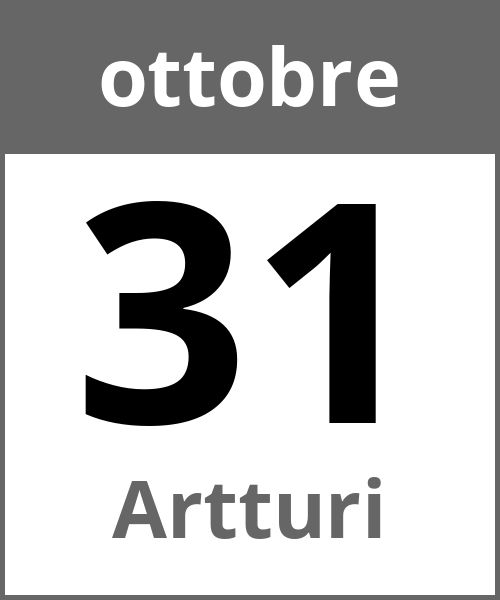 Festa Artturi ottobre 31.10.