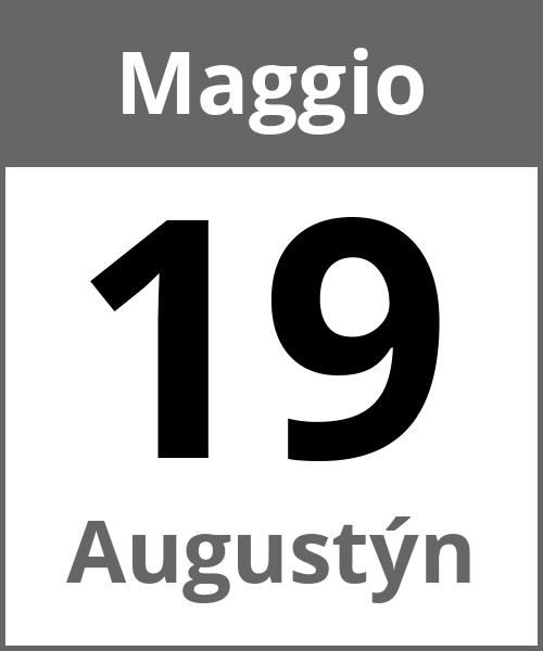 Festa Augustýn Maggio 19.5.