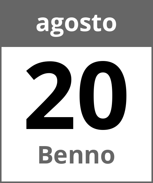 Festa Benno agosto 20.8.