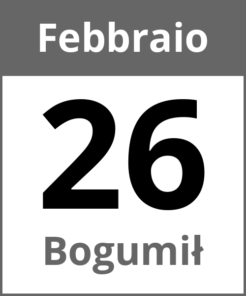 Festa Bogumił Febbraio 26.2.