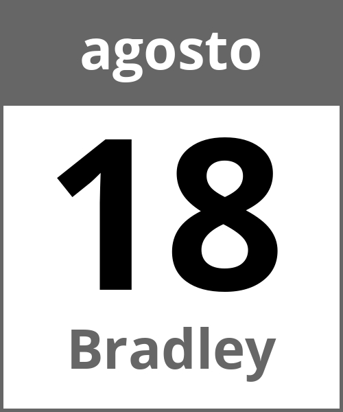 Festa Bradley agosto 18.8.